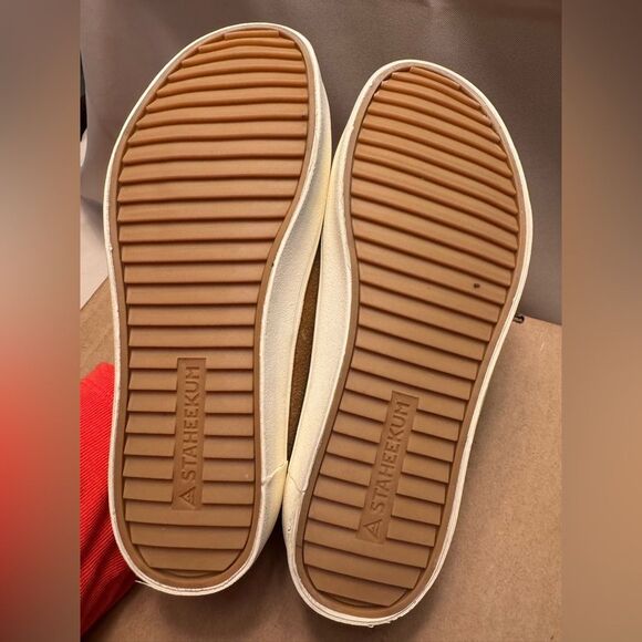 Staheekum cami mule chestnut tan suede size 7 bohemian casual Athleisure - Picture 8 of 8